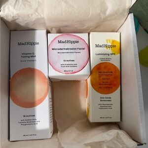 Mad Hippie Skincare Set with Vitamin C, Microdermabrasion, and SPF